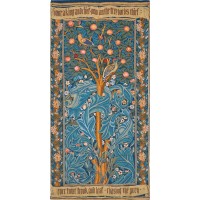 Gobelín Tapisserie Le pic vert, avec parchemins, William Morris Gobelín Tapisserie Le pic vert, avec parchemins, William Morris